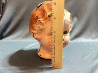 Antique Tin Metal Doll Head - Eyes Move