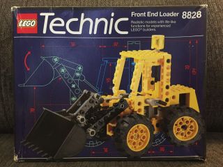 Lego Technic 8828 Front End Loader Complete Set 1993 Vintage
