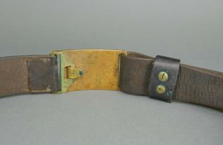 Fine Antique Indian War US Infantry Soldier Sword Utility Belt & Buckle 8