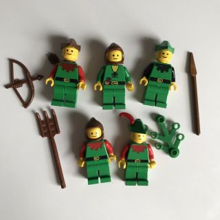 Bundle Vintage Lego Castle Forestmen Minifigures Robin Hood