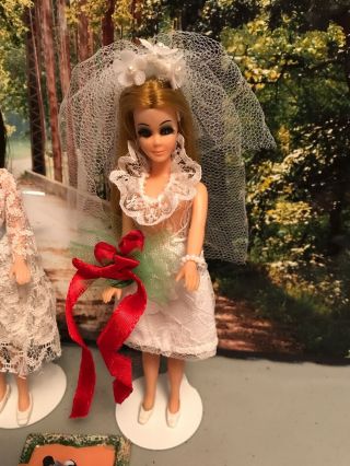 vintage topper dawn dolls/ wedding day  3