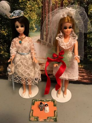 vintage topper dawn dolls/ wedding day  6