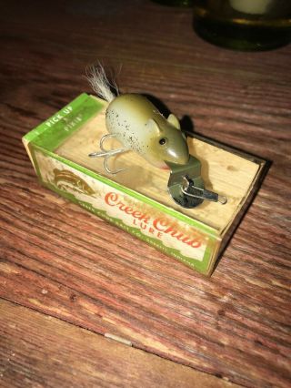 Vintage Creek Chub Spinning Mouse Lure W Boxes