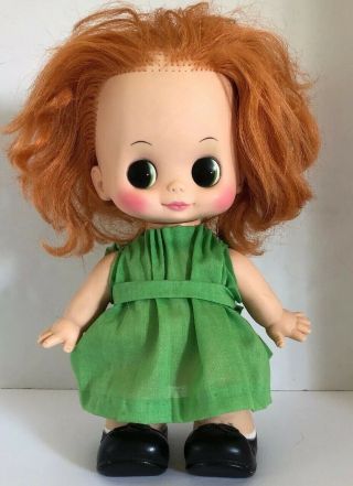 Big Eyes Doll Horsman 1974 Blythe Red Hair Pudgie