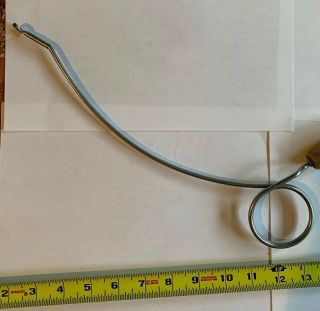 Vintage Stubcaster Casting Fishing Rod Coil Fish Pole 3