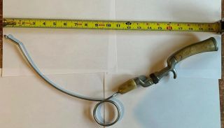 Vintage Stubcaster Casting Fishing Rod Coil Fish Pole 5