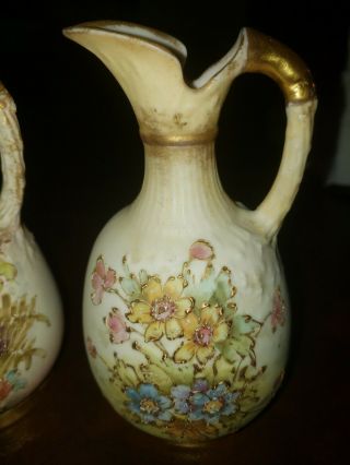 Antique Art Nouveau ' RSTK Turn - Teplitz - Bohemia ' Pitcher Vase Austria 4