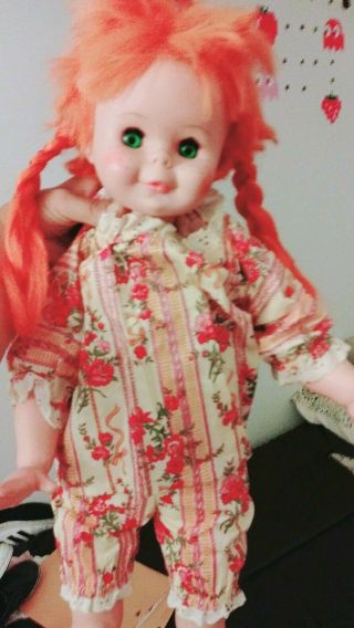 Vintage Eegee Georgette 22 " Doll 1971 Red Hair 1 Week Only