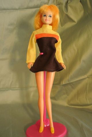 Vintage Maddie Mod Doll And Dress Tnt,  Color Magic Hair??