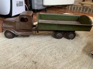 Rare Antique Turner Or Buddy - L Truck 1923 C Cab Pressed Steel Paint