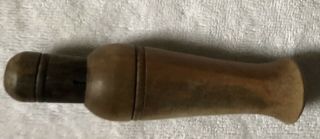 Antique A M BOWLES Little Rock ARKANSAS Classic Vintage Duck Call Hand Made Wood 3