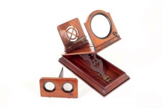 Vintage C1880 Stereo Graphoscope Viewer   25