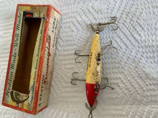 Vintage Heddon Dowagiac 150lhf Fishing Lure & Box