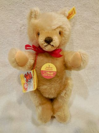 Steiff Teddy Bear (9 In. ),  0201/26,  W.  Germany (80 