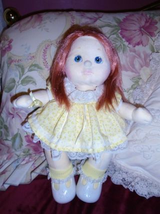 Vintage Mattel My Child Doll With Clothes Red Strawberry Blonde Hair