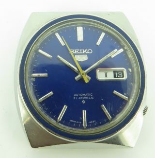 Vintage Seiko 21 Jewel Steel Automatic Watch Ref 6119 8490 $1