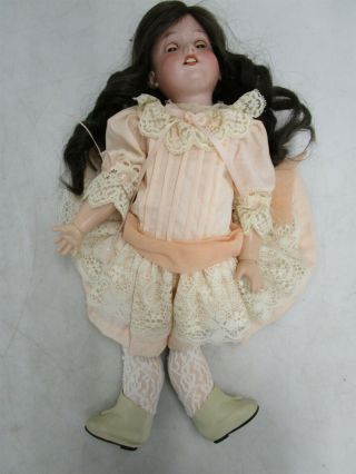 Vintage Armand Marseille Bisque Doll Head on 18 