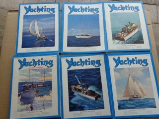 Yachting 1940 Magazines 11 Issues Vintage Advertising