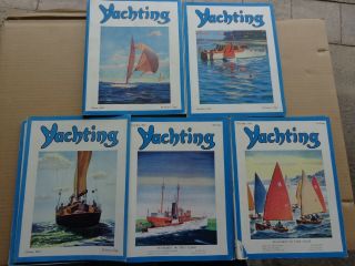 Yachting 1939 Magazines 10 Issues Vintage Advertising