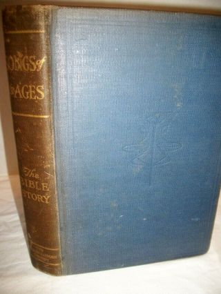 Antique 1917,  3 Vols The Bible Story Tales Of Judea - Life Of Jesus - Songs Of Ages