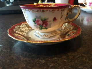 Lovely Vintage Cup And Saucer Chubu China 1999 Occupied Japan