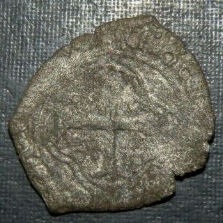 Medieval Billon Silver Coin 1200 - 1300 ' s Crusader Templar Cross Ancient Antique 2 3