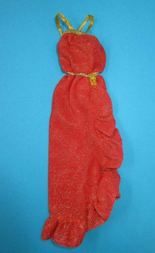 Vintage Barbie - Fashion Collectibles 2780 Long Red Dress Variation
