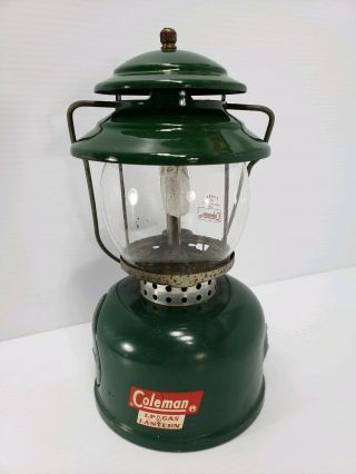 Vintage Coleman Lp Gas Lantern 5120 - Dated 6/63 With The Round Globe
