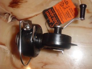 Vintage Johnson ' s Sure - spin Spinning Reel made in USA 7