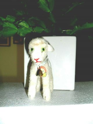 Steiff Antique Lamb " 1953 - 1958 " Made In Germany