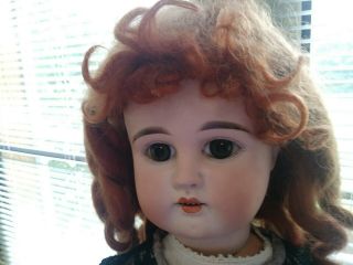 Vintage 12 - 13 " Gorgeous Mohair Doll Wig For Antique Bisque Doll