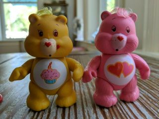 Kenner Vintage Care Bears 1983 Poseable Figures w/Combs 6