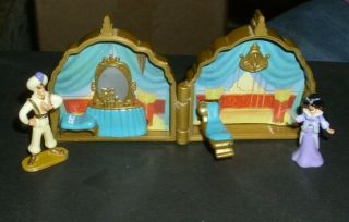 Vintage Polly Pocket Aladdin Castle With Jasmine And Aladdin Figure
