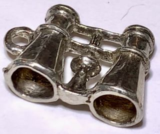 Antique Vintage Set Of Four Silver Miniature Toy Necklace Pendants Charms 3