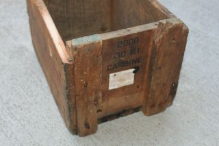 ANTIQUE VINTAGE WINCHESTER SMALL ARMS AMMUNITION WOODEN WOOD AMMO CRATE BOX 5