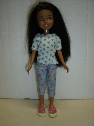 Vintage 2004 Mattel Wee Three Friends African American Janet 10 " Doll