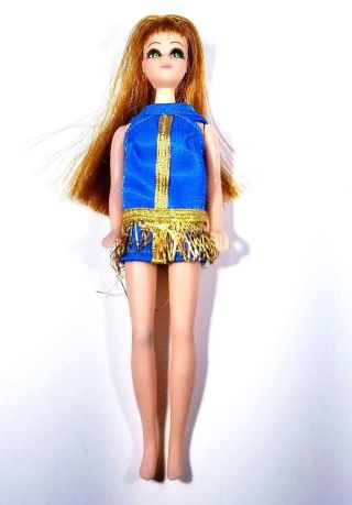 Topper Dawn Glori Doll w/Blue Dress Vintage 1970 ' s 2