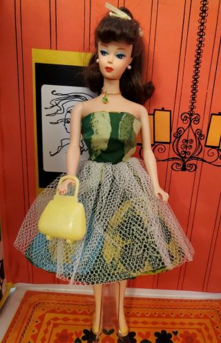Vtg Barbie Clone Fab - Lu Premier Elite Suzette Fabulous Strapless Sun Dress