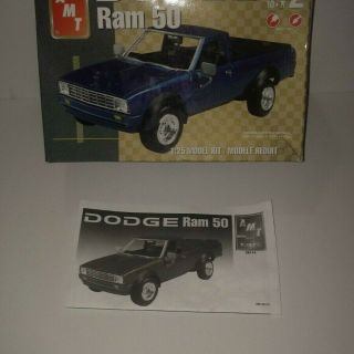Dodge Ram 50 Pick Up By Amt 1/25 Scale Un Built.