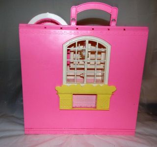 Vintage RARE Barbie Folding Pretty House Dollhouse,  table Mattel mexico 1996 5