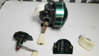 Johnson Century 100B Spincasting Reel  with extra parts 3