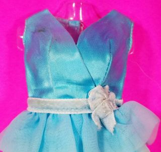 Barbie Doll Dreamy Blues 1456 Dress Vintage 1970 ' s 2