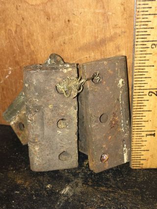 Vintage Antique Hinges From Old Mill.  Various Sizes.