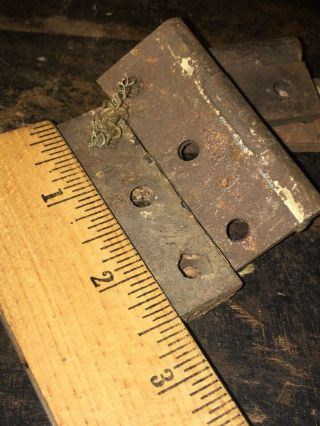 Vintage Antique Hinges From Old Mill.  Various Sizes. 5