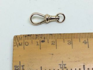 Fab Antique Victorian 9ct Rolled Gold Dog Clip Clasp Albert Chain Pocket Watch
