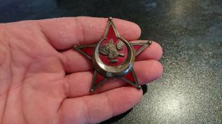 Ww1 Turkish Ottoman Gallipoli Campaign Badge Medal Star Antique German Bb&co