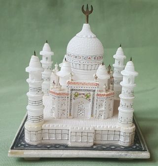 Interesting Indian Carved Stone Model Of The Taj Mahal