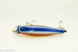 Vintage Creek Chub Baby Pikie Minnow Antique Fishing Lure Rainbow RP GH311 3