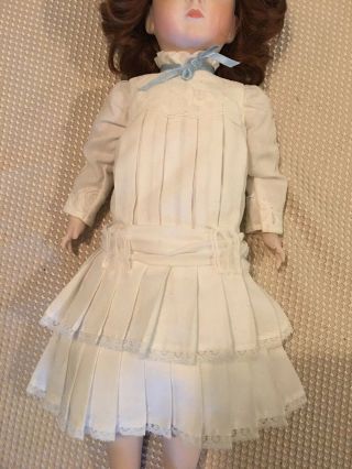 Doll Dress For Antique Or Vintage Doll & Slip & Bloomers Dress Is 12 " Long