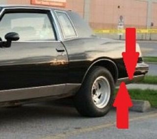 1981 - 1987 Chevrolet Oldsmobile Pontiac Buick Driver Rear Chrome Body Panel Trim